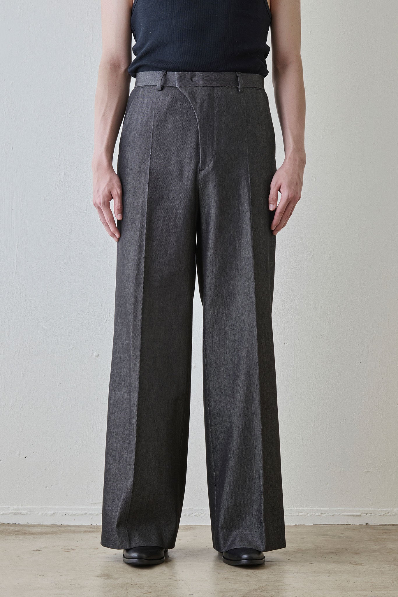 BAG / SUPIMA COTTON DENIM - BLACK