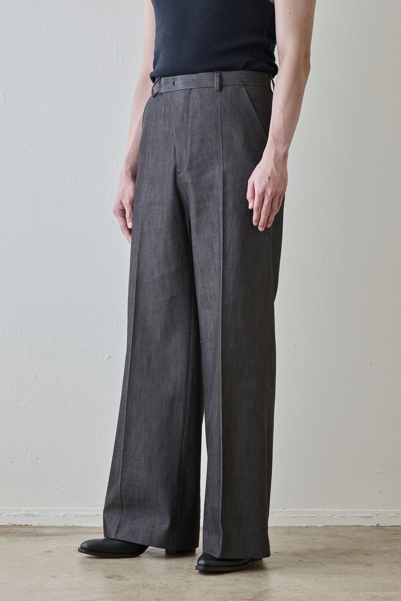 BAG / SUPIMA COTTON DENIM - BLACK