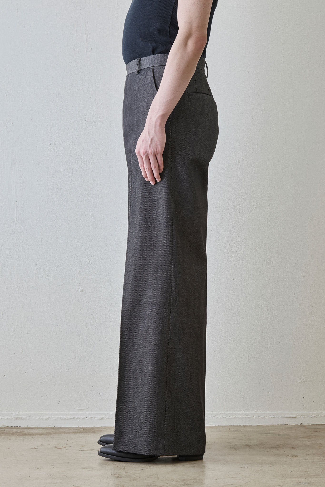 BAG / SUPIMA COTTON DENIM - BLACK