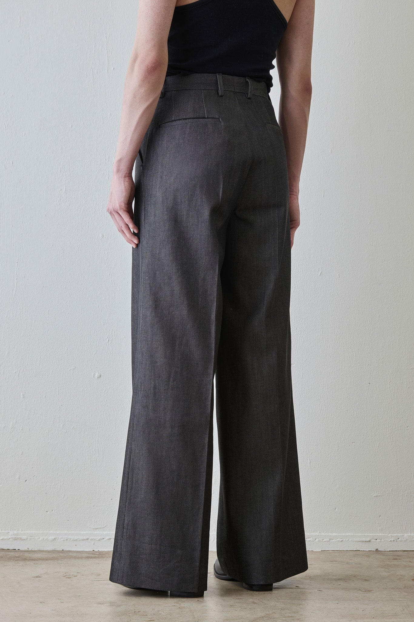 BAG / SUPIMA COTTON DENIM - BLACK