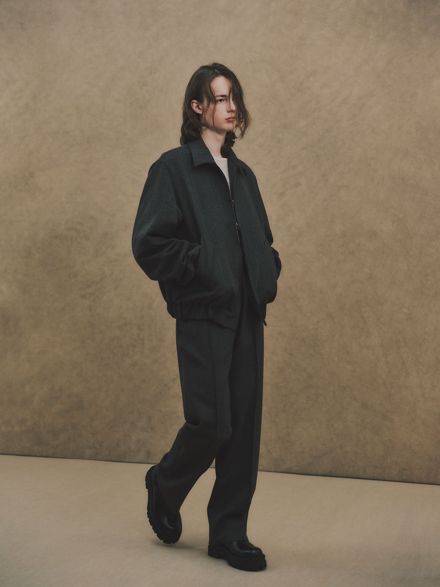 REL / PATAGONIA PUNTA WOOL TWEED - BROWN