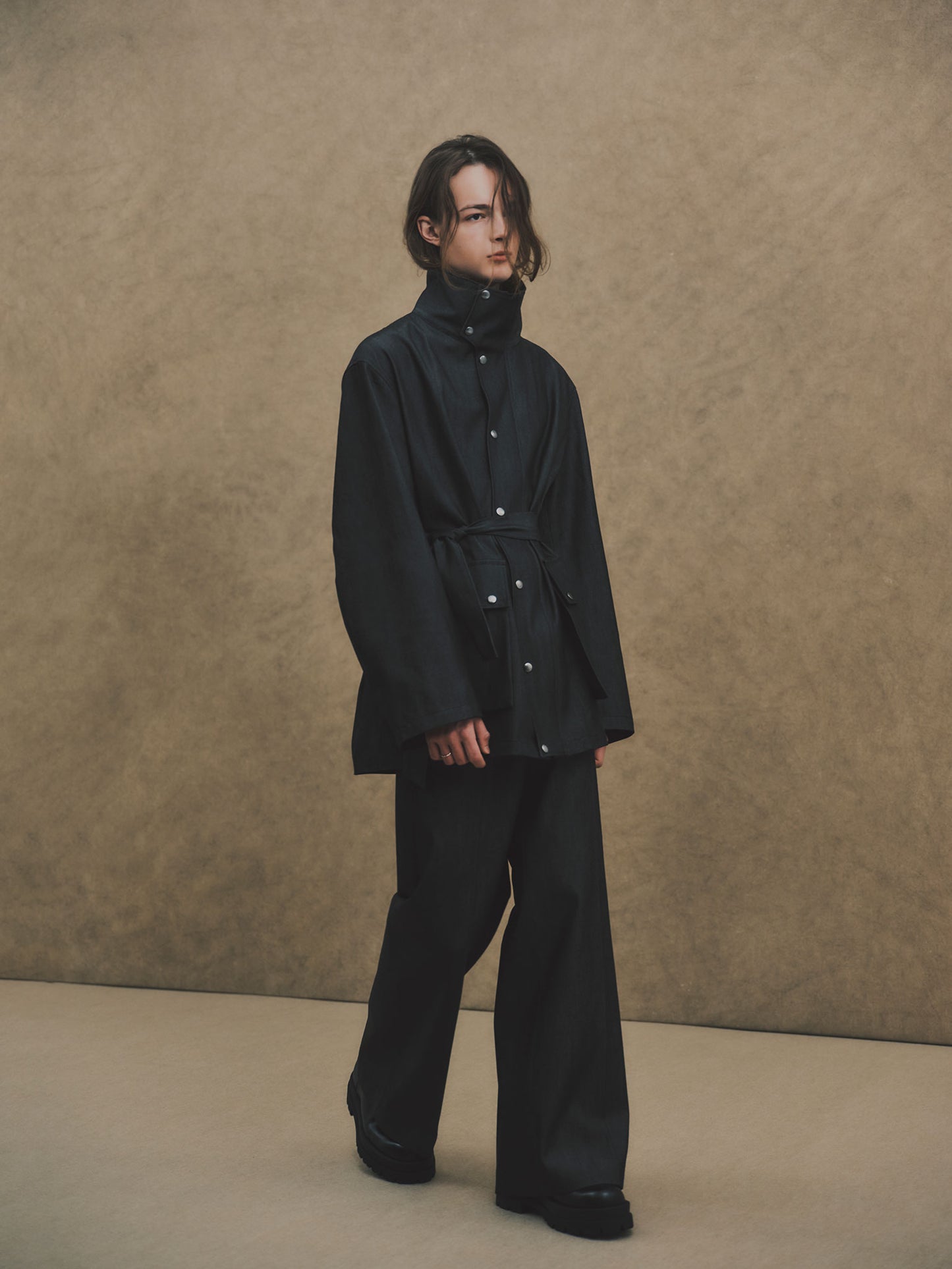 BAG / SUPIMA COTTON DENIM - BLACK
