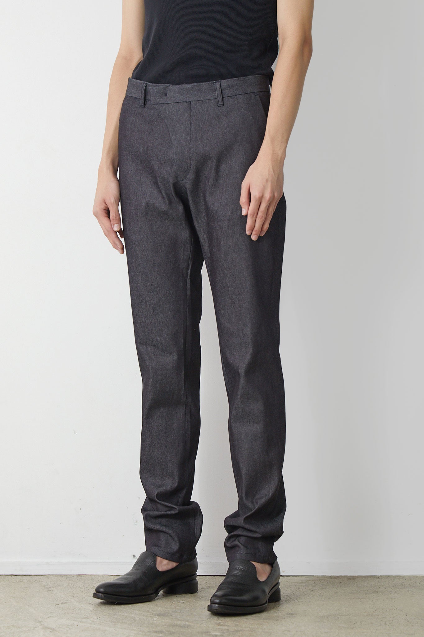 SUPIMA COTTON STRETCH DENIM / INDIGO