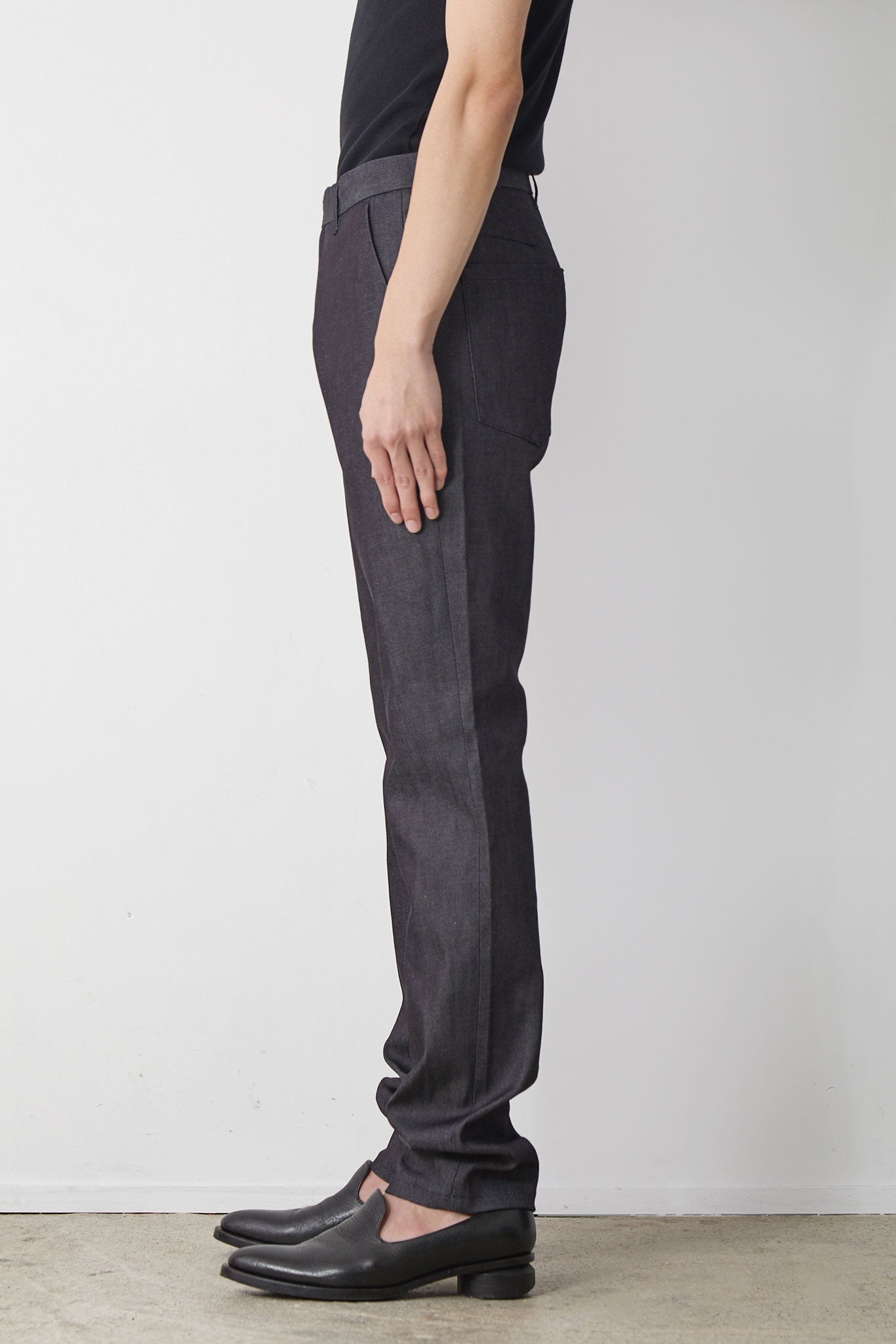 SUPIMA COTTON STRETCH DENIM / INDIGO