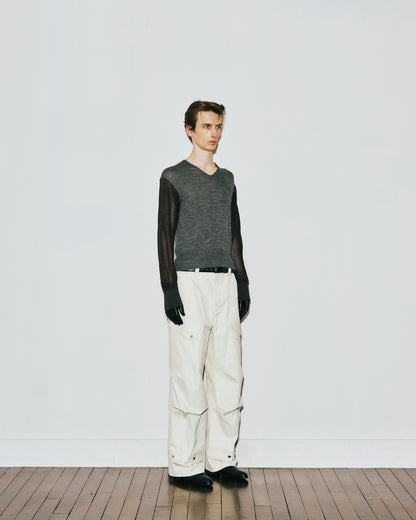 ARK / 40/3 PREMIUM HIGH-DENSITY COTTON TWILL - OFF WHITE