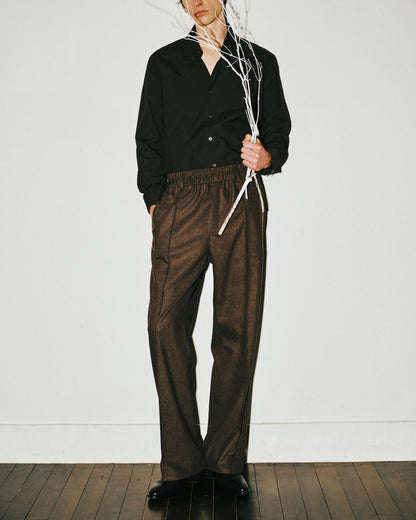 REL / SUPER100S HYBRID FLANNEL - BROWN