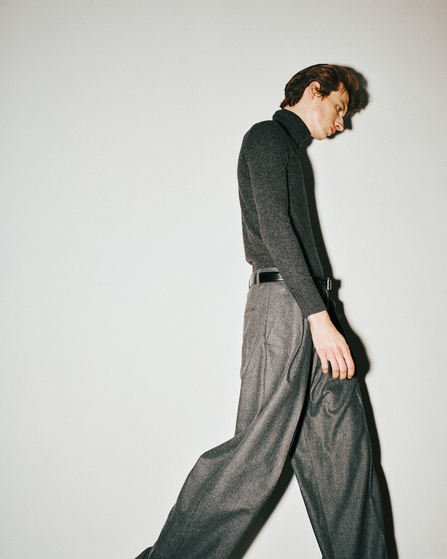 HYP / SUPER100S HYBRID FLANNEL - CHACOAL