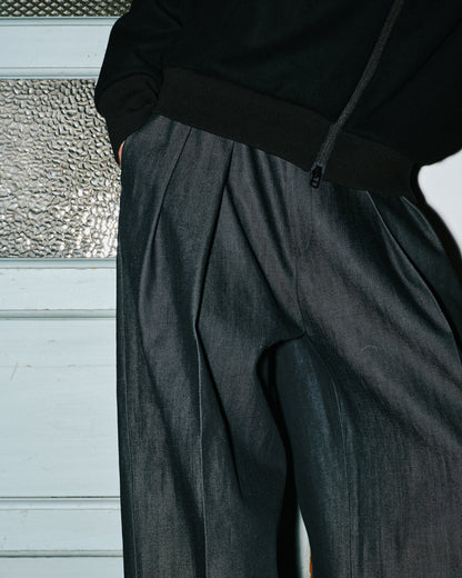 HYP / COMBED COMPACT DENIM - INDIGO