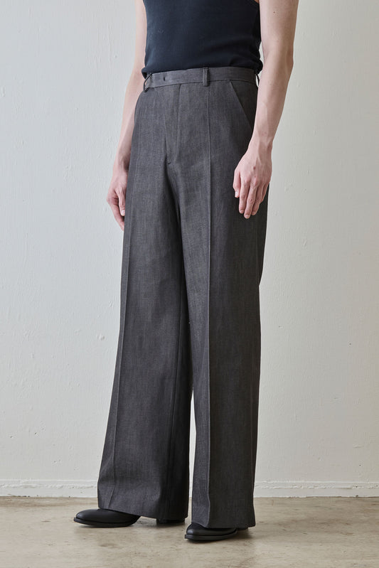 BAG / SUPIMA COTTON DENIM - BLACK