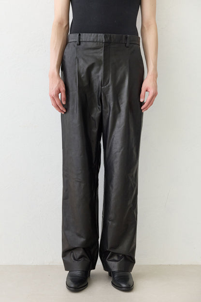 O / OILED LEATHER - BLACK