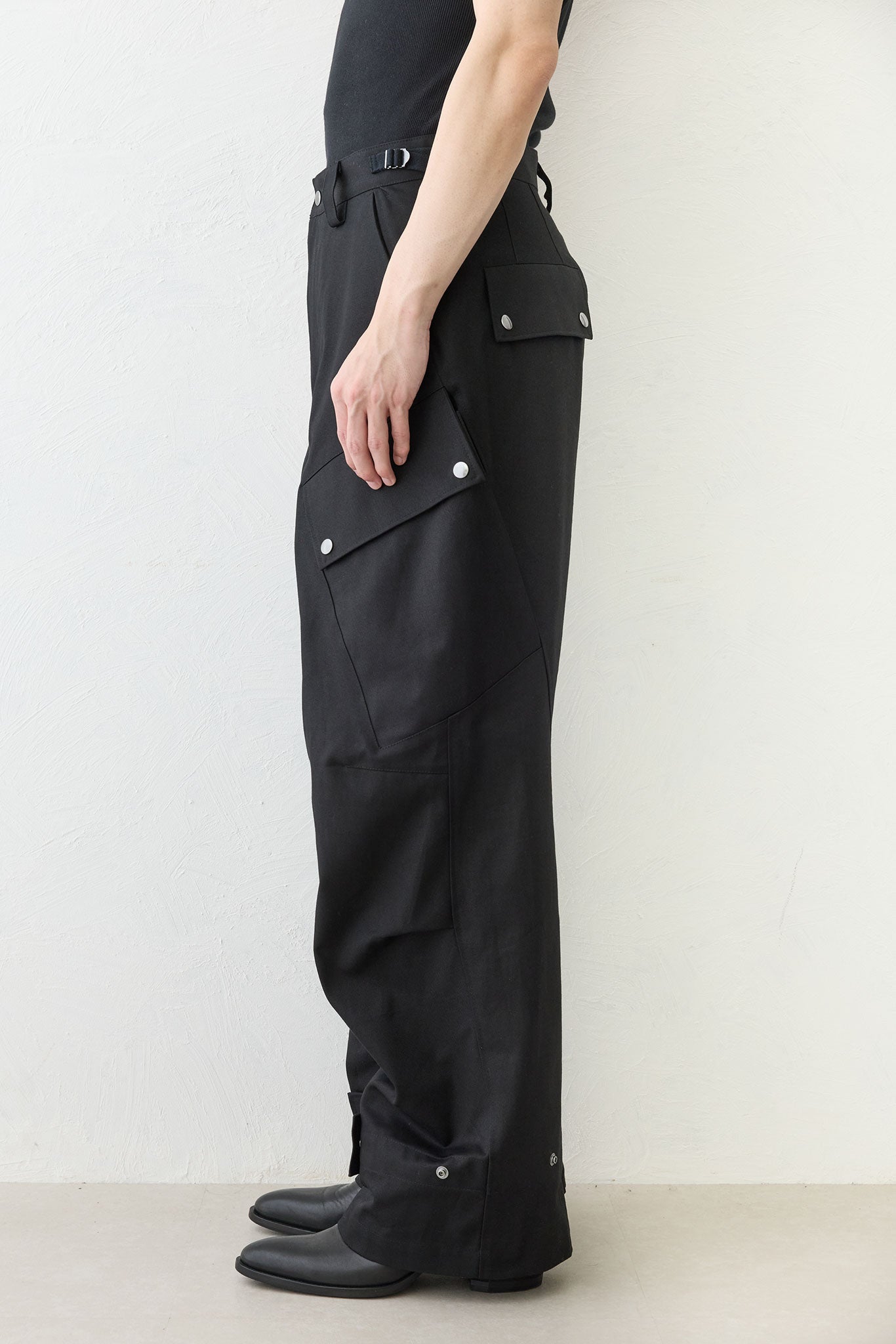 ARK / EXTRA-LONG STAPLE COTTON MOLESKIN - BLACK