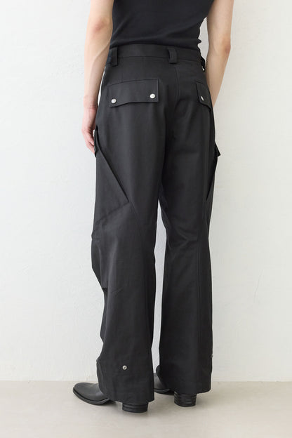 ARK / EXTRA-LONG STAPLE COTTON MOLESKIN - BLACK