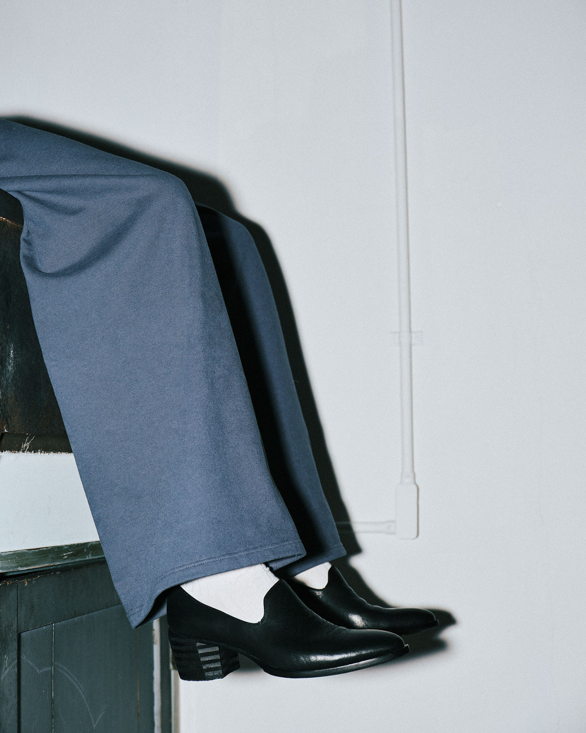 COM / VINTAGE LIKE FRENCH TERRY - BLUE