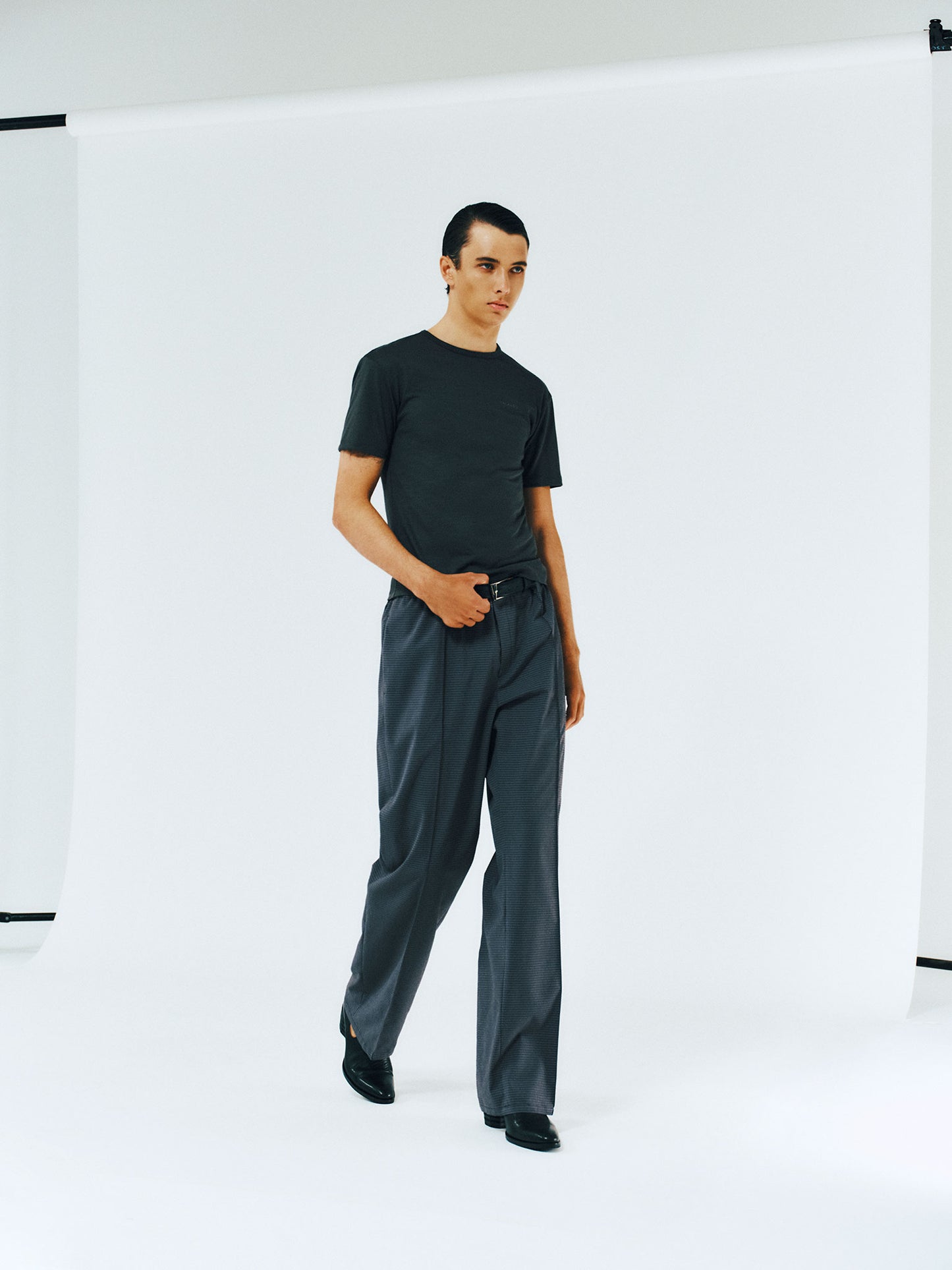 MOD / MT.BREATH WOOL® STRETCH JERSEY - BLACK