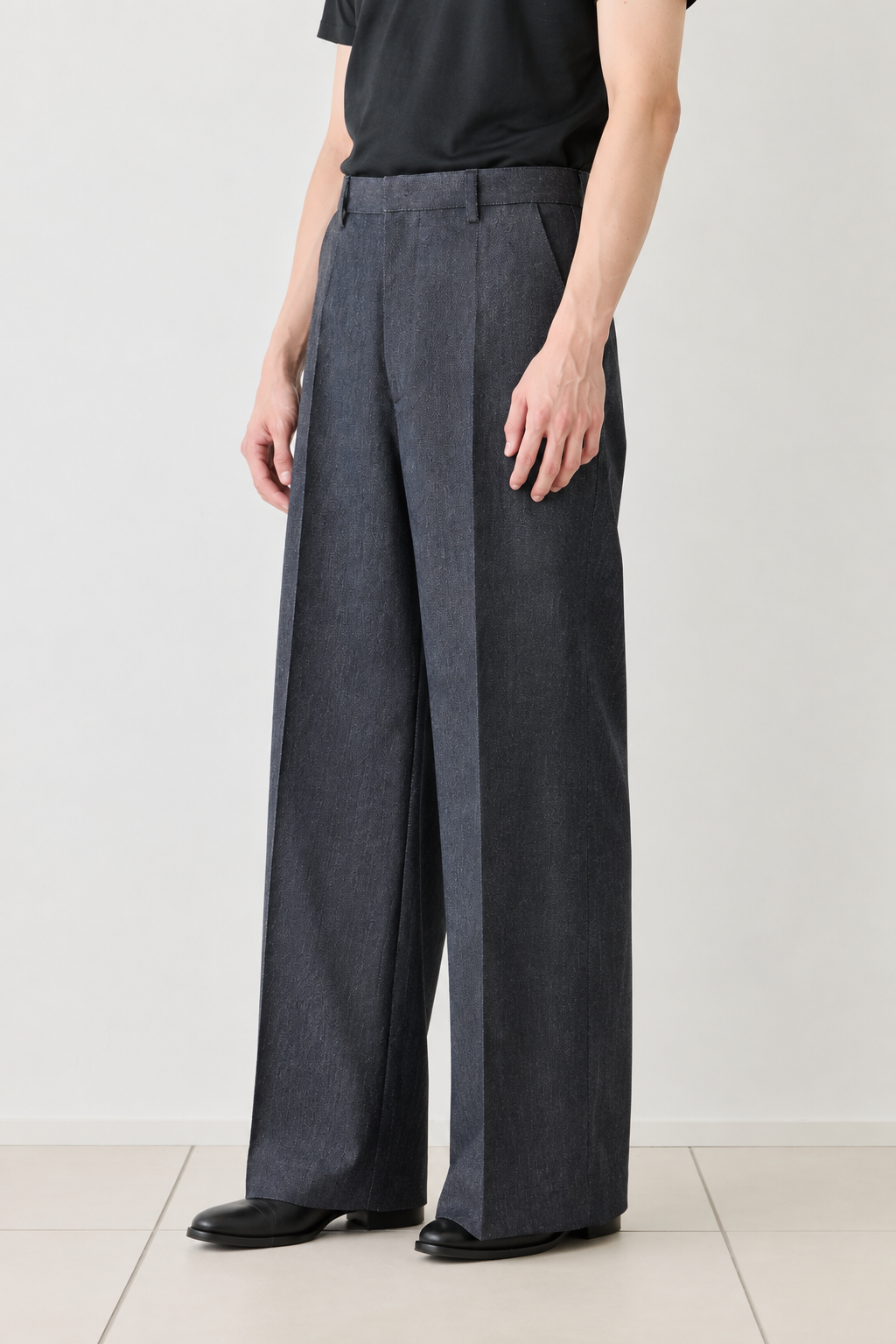 BAG / COMBED COMPACT DENIM - INDIGO